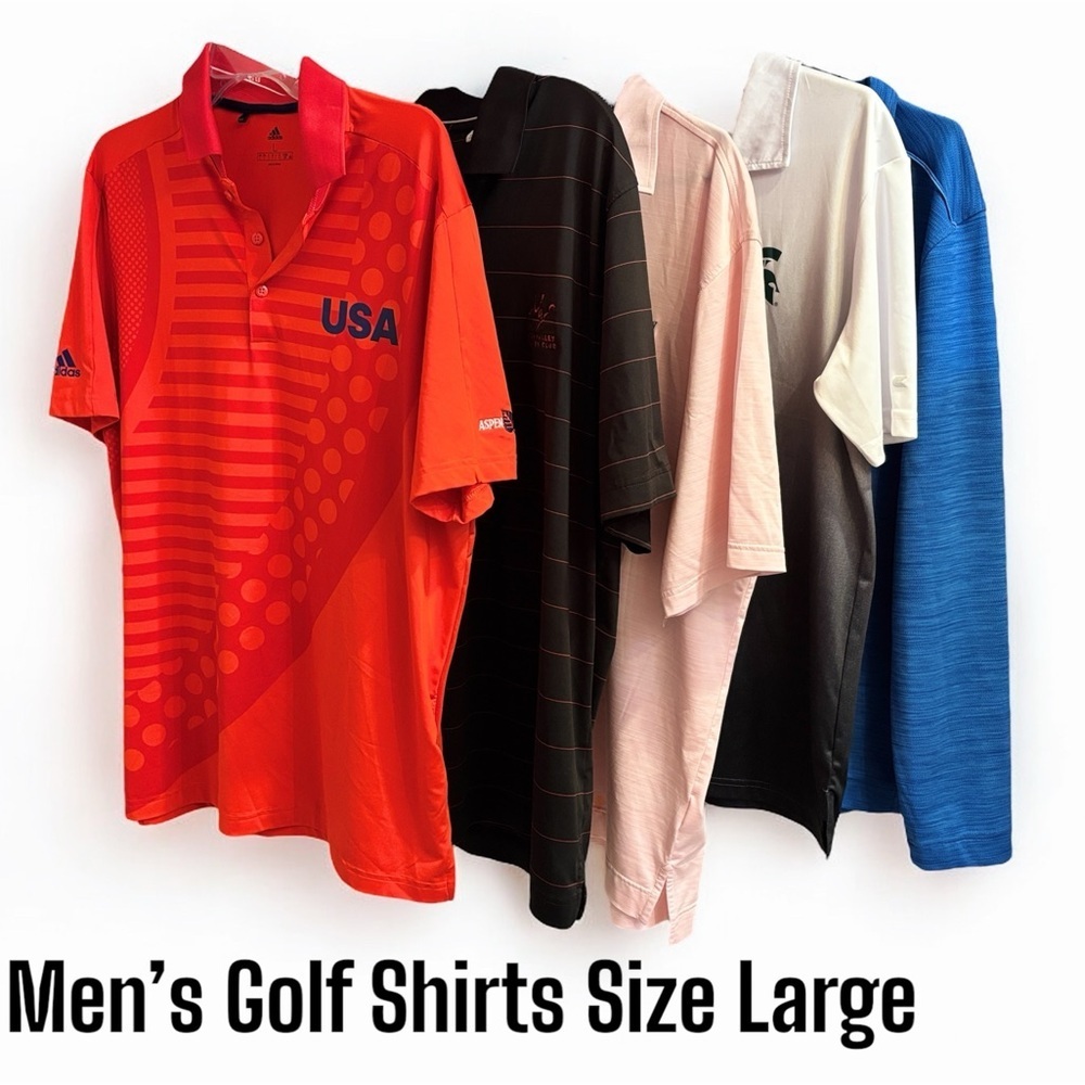 Lot of Men’s Large Golf Shirts